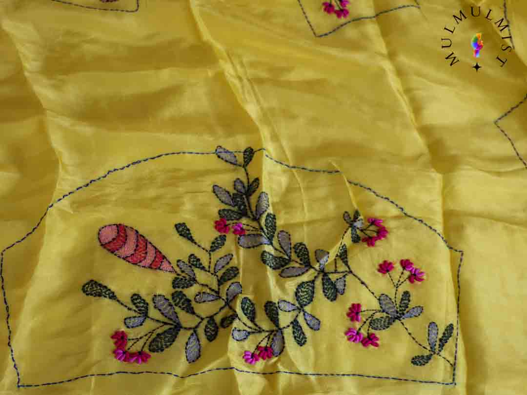 BIRDS IN SUN (BLOUSE PIECE)