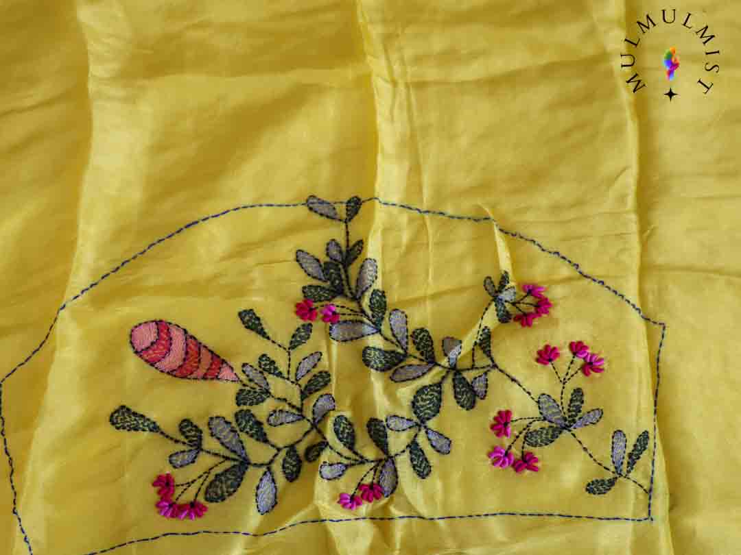 BIRDS IN SUN (BLOUSE PIECE)