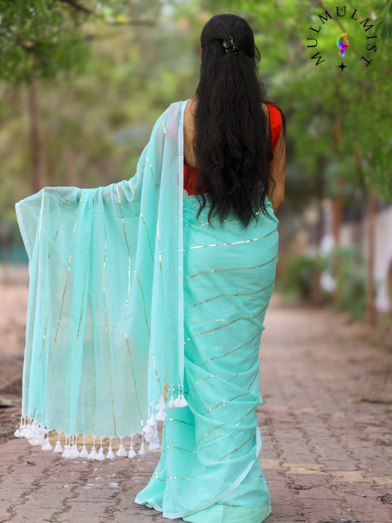 BLUE AURA (SAREE)
