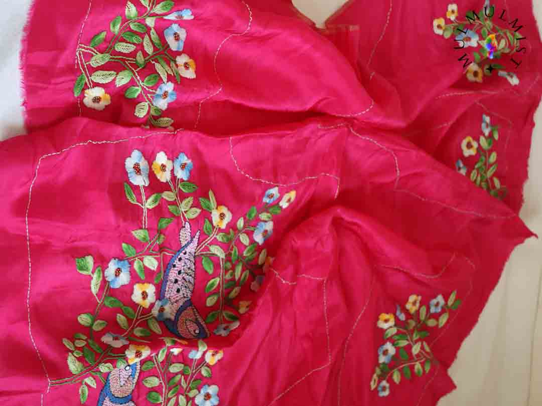 BIRDS IN GARDEN (BLOUSE PIECE)