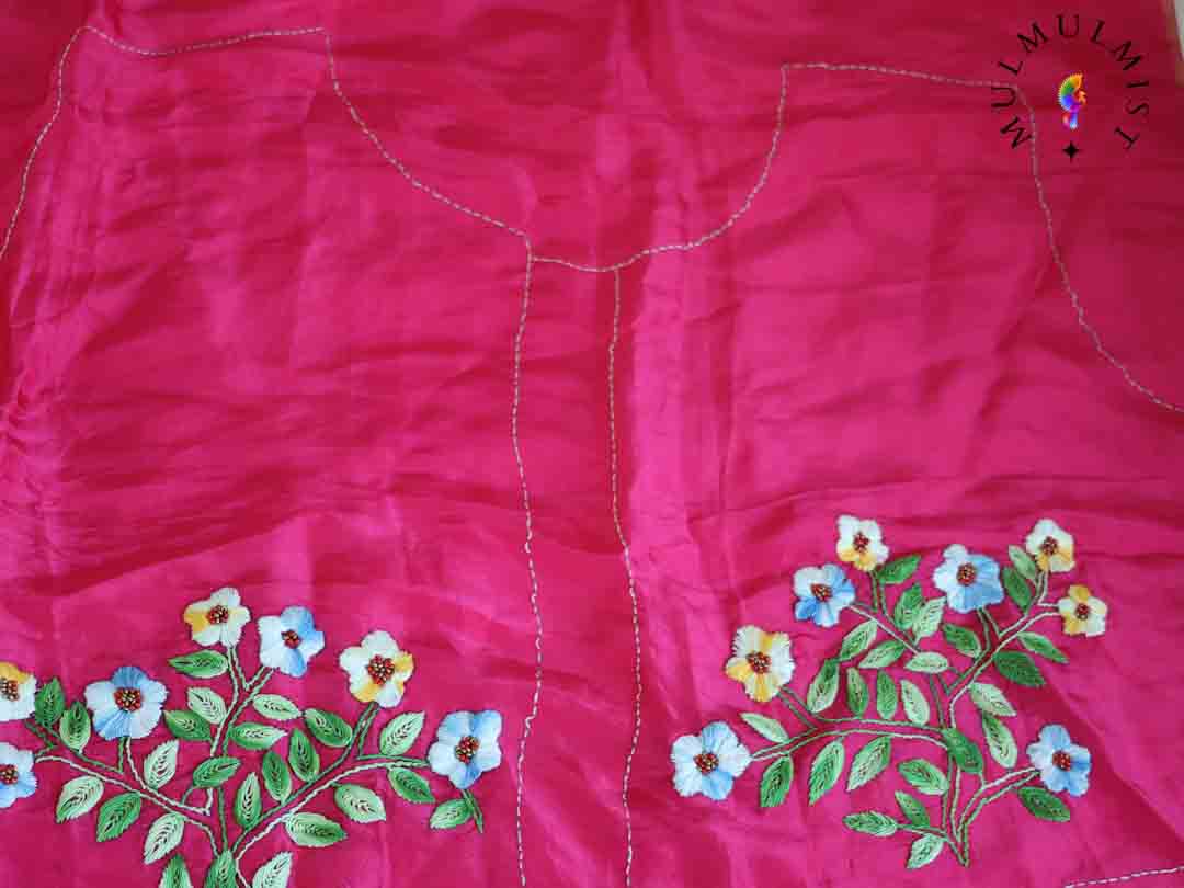 BIRDS IN GARDEN (BLOUSE PIECE)