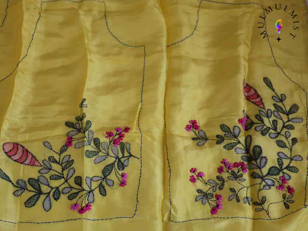 BIRDS IN SUN (BLOUSE PIECE)
