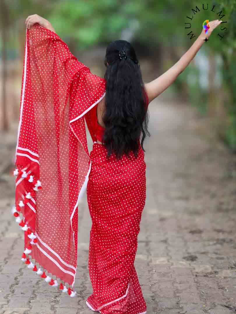 RUBY RED (SAREE)