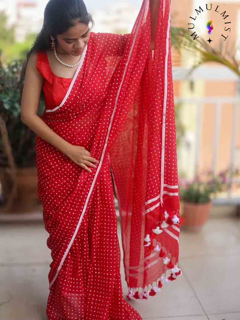 RUBY RED (SAREE)